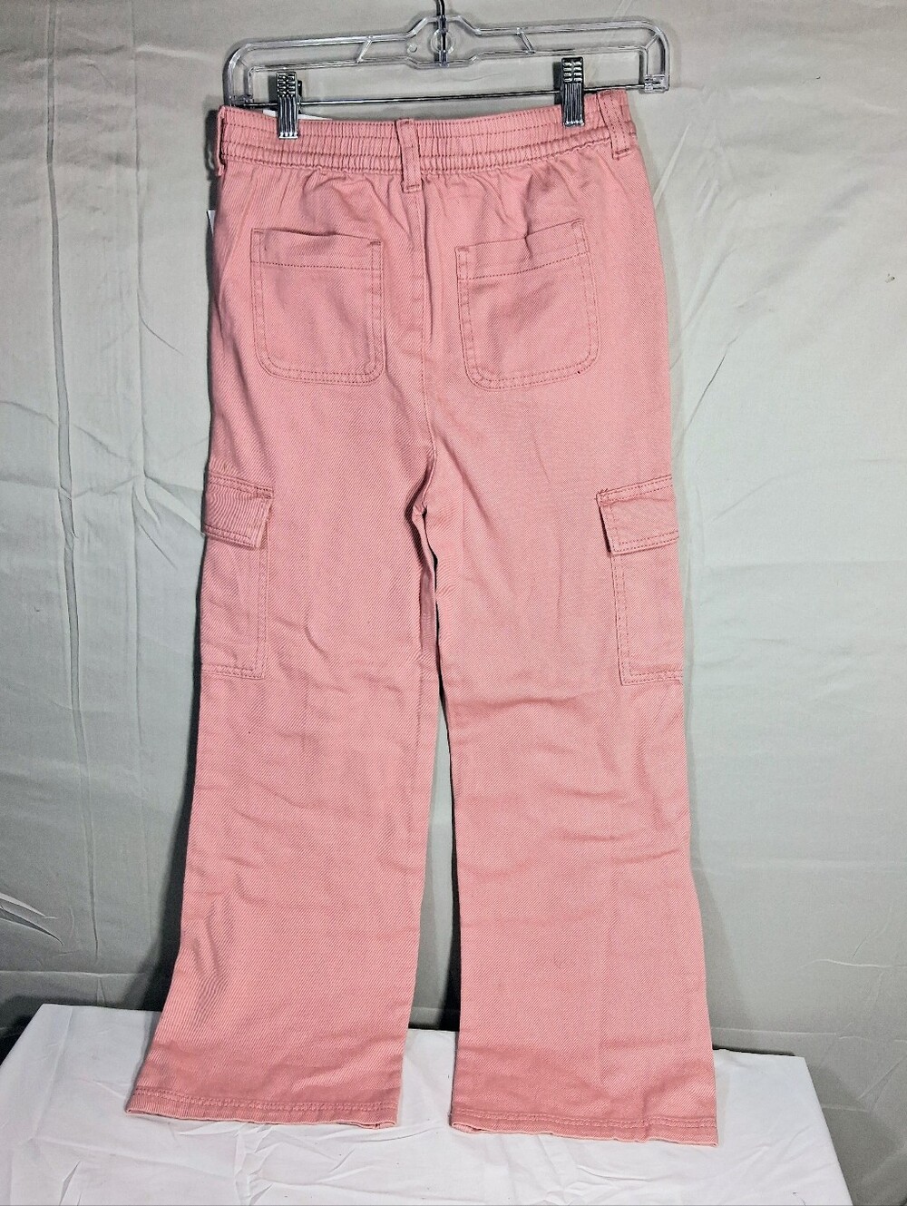 Girl's Old Navy Pink/Rose Size L 10-12 Baggy Barbiecore Cargo Jeans NWT - Picture 6 of 8